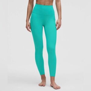 lululemon athletica Turquoise Leggings